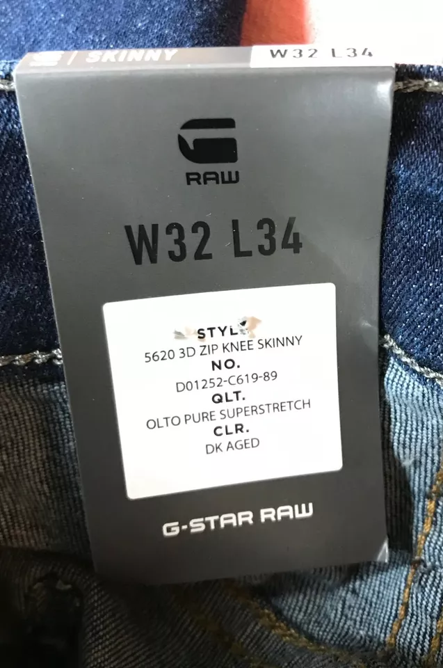 Star raw raw skinny dark aged