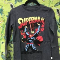 Dark gray gap kids superman graphic