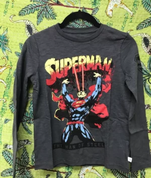 Dark gray gap kids superman graphic