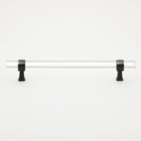 Oil rubbed clear acrylic acrylic cabinet