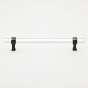 Oil rubbed clear acrylic acrylic cabinet