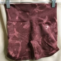 Burgundy camoflage item gymshark child