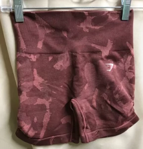 Burgundy camoflage item gymshark child