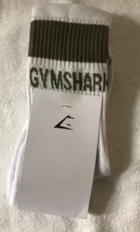 Jacquard logo item gymshark socks
