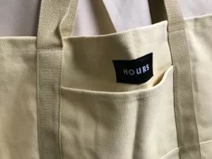 Bag canvas item hours tote