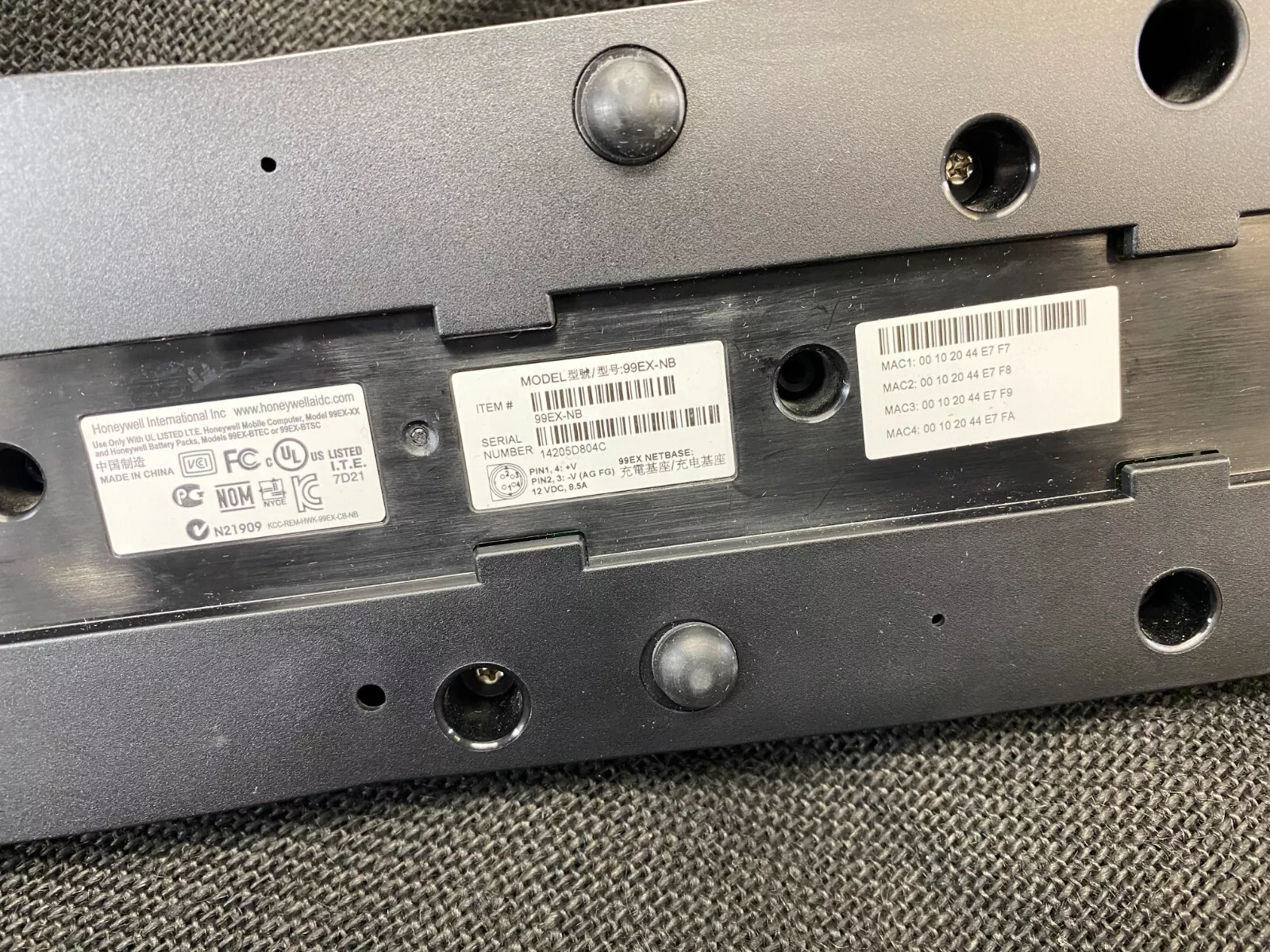 Charge cradle honeywell 99ex please