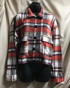 Long sleeve button front item