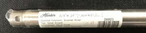 Downrod extension brushed nickel item