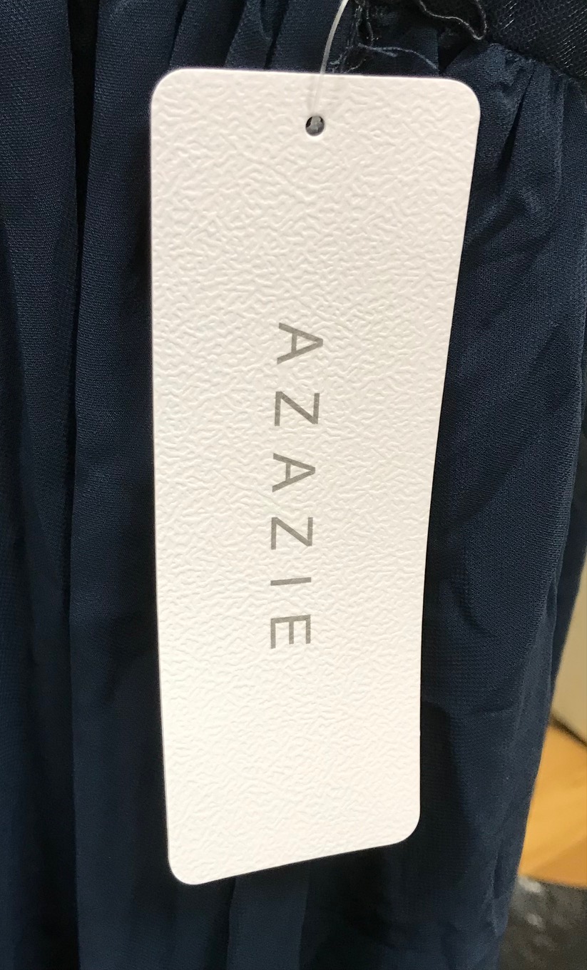 Azazie amy amy dark dark navy