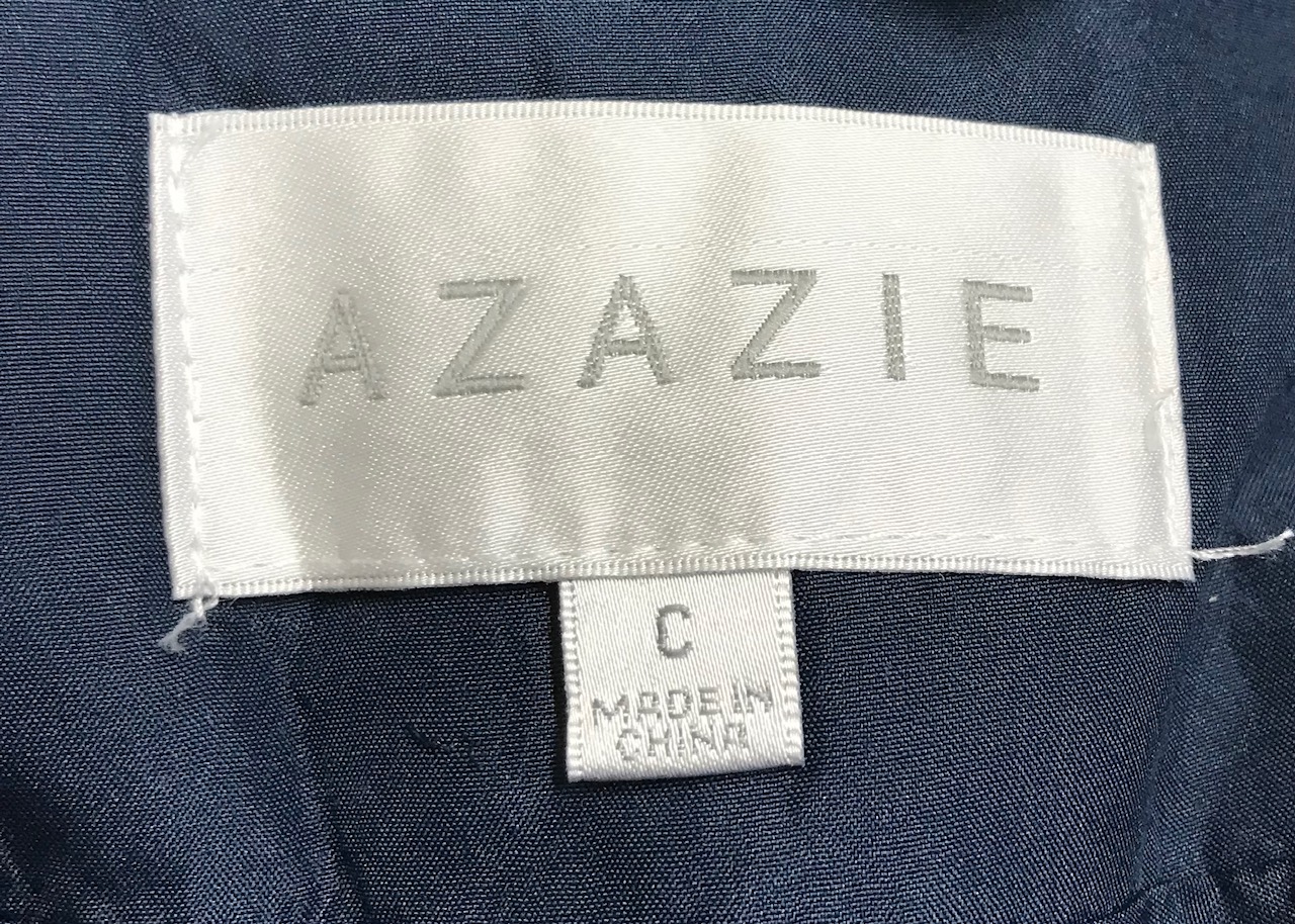 Azazie amy amy dark dark navy