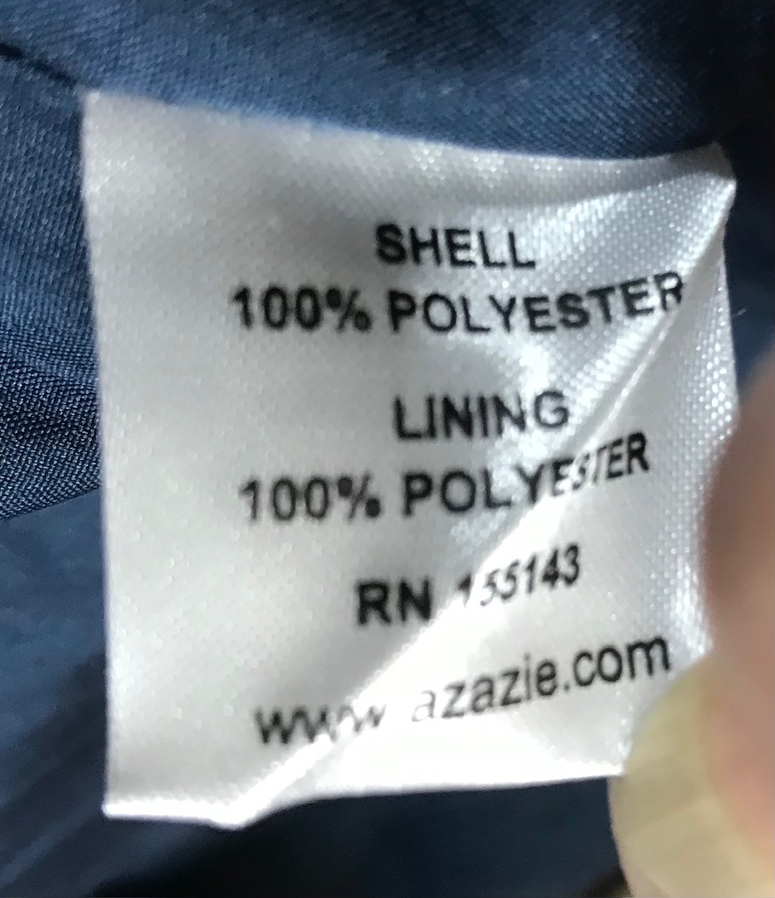 Azazie amy amy dark dark navy