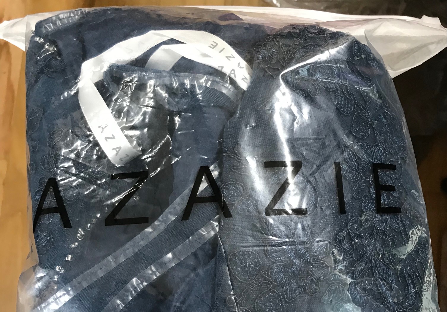 Azazie amy amy dark dark navy