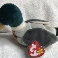 Beanie baby mallard duck beanie