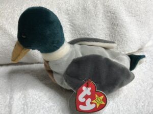 Beanie baby mallard duck beanie