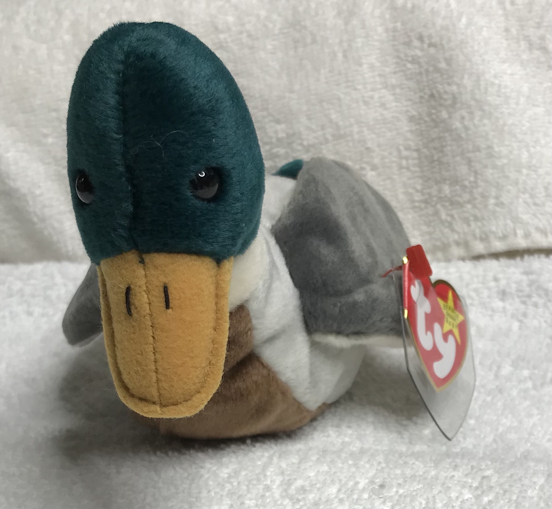 Beanie baby mallard duck beanie