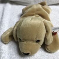 Beanie baby baby fetch dog dob