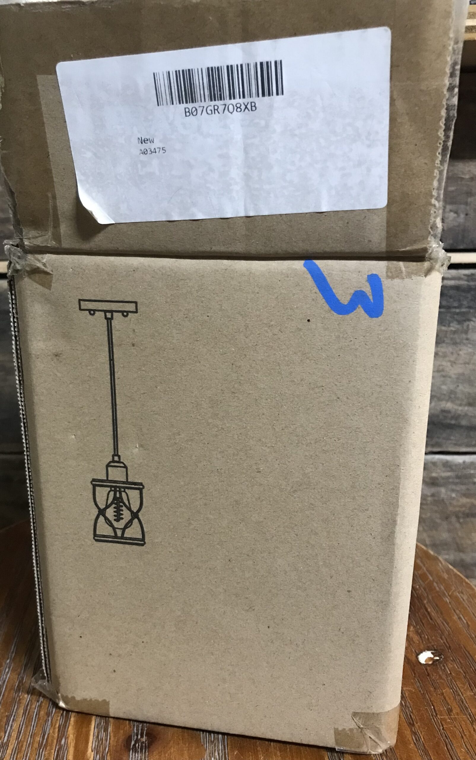 Light fixture pendant light aluminum finish