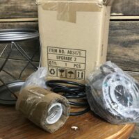 Light fixture pendant light aluminum finish