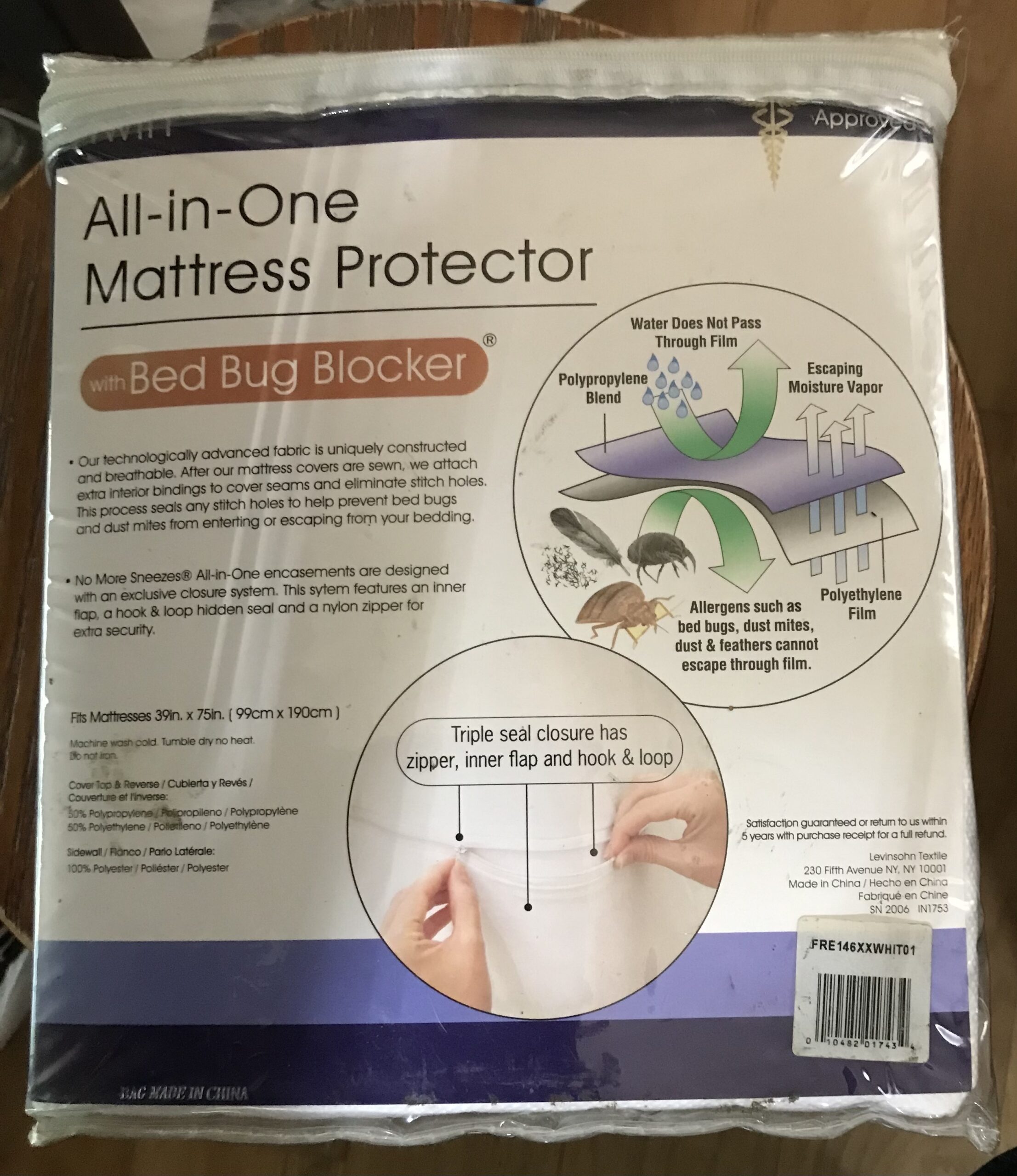 Bed bug bug blocker one bed