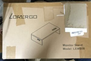 Lor ergo monitor stand cable management
