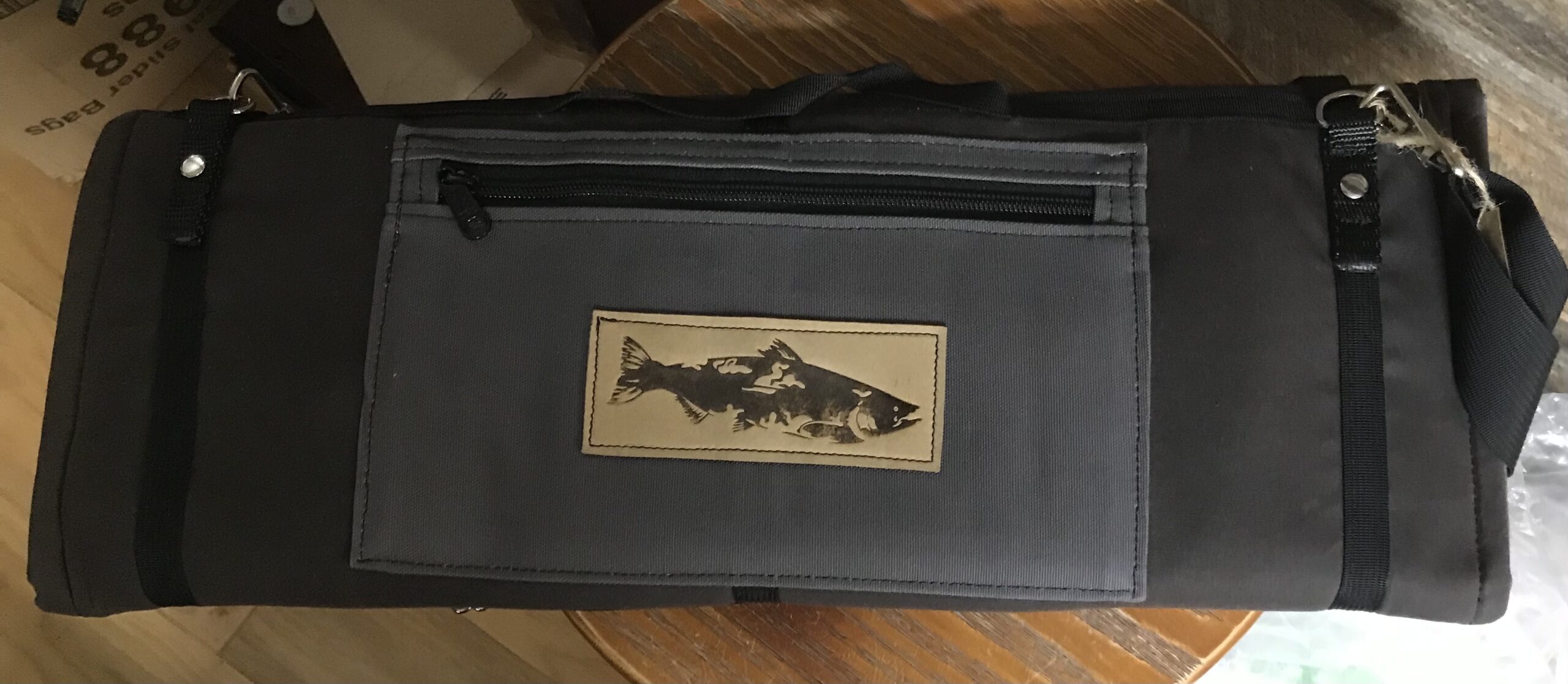 Fly fishing fishing gear bag black