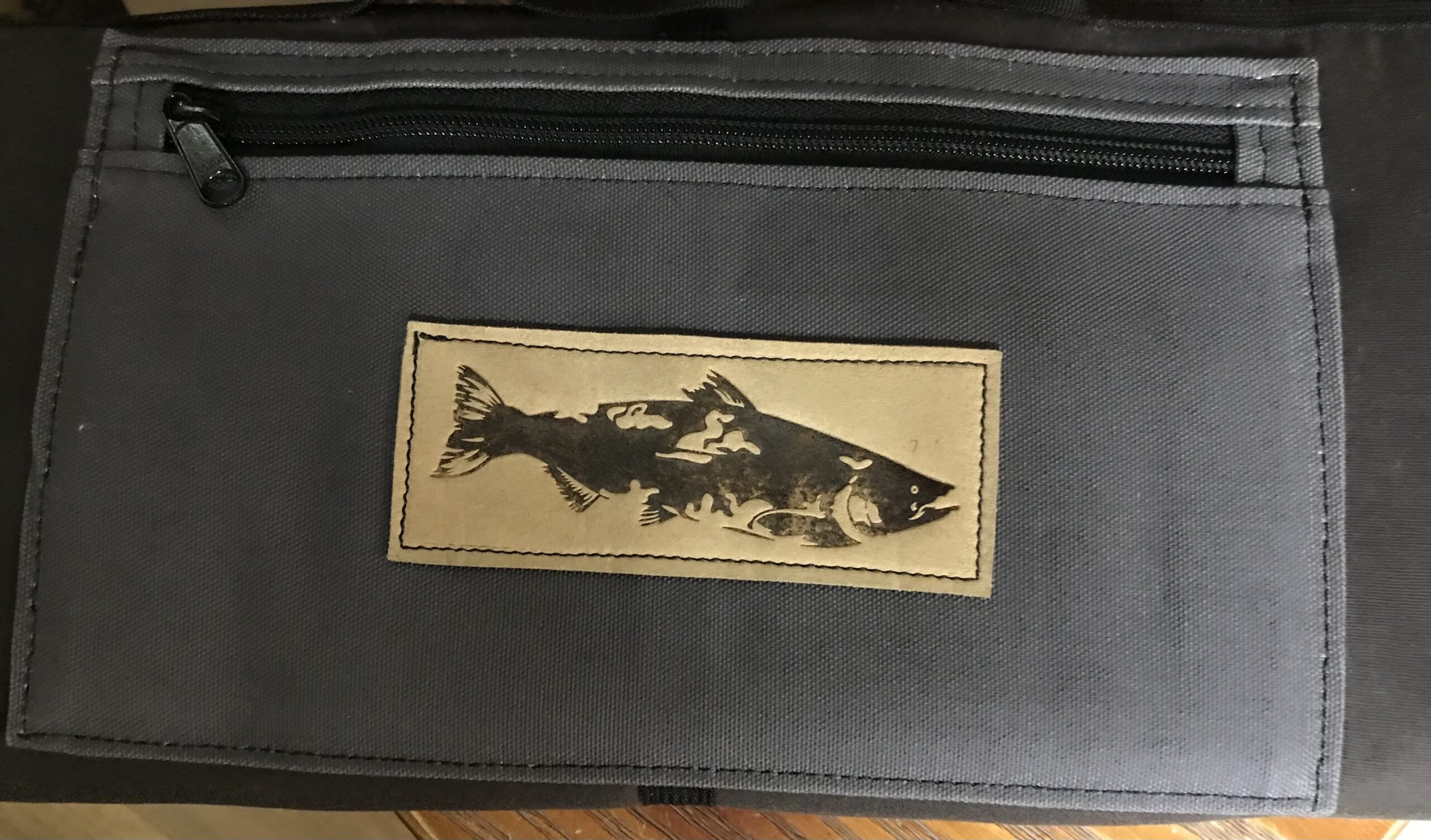 Fly fishing fishing gear bag black