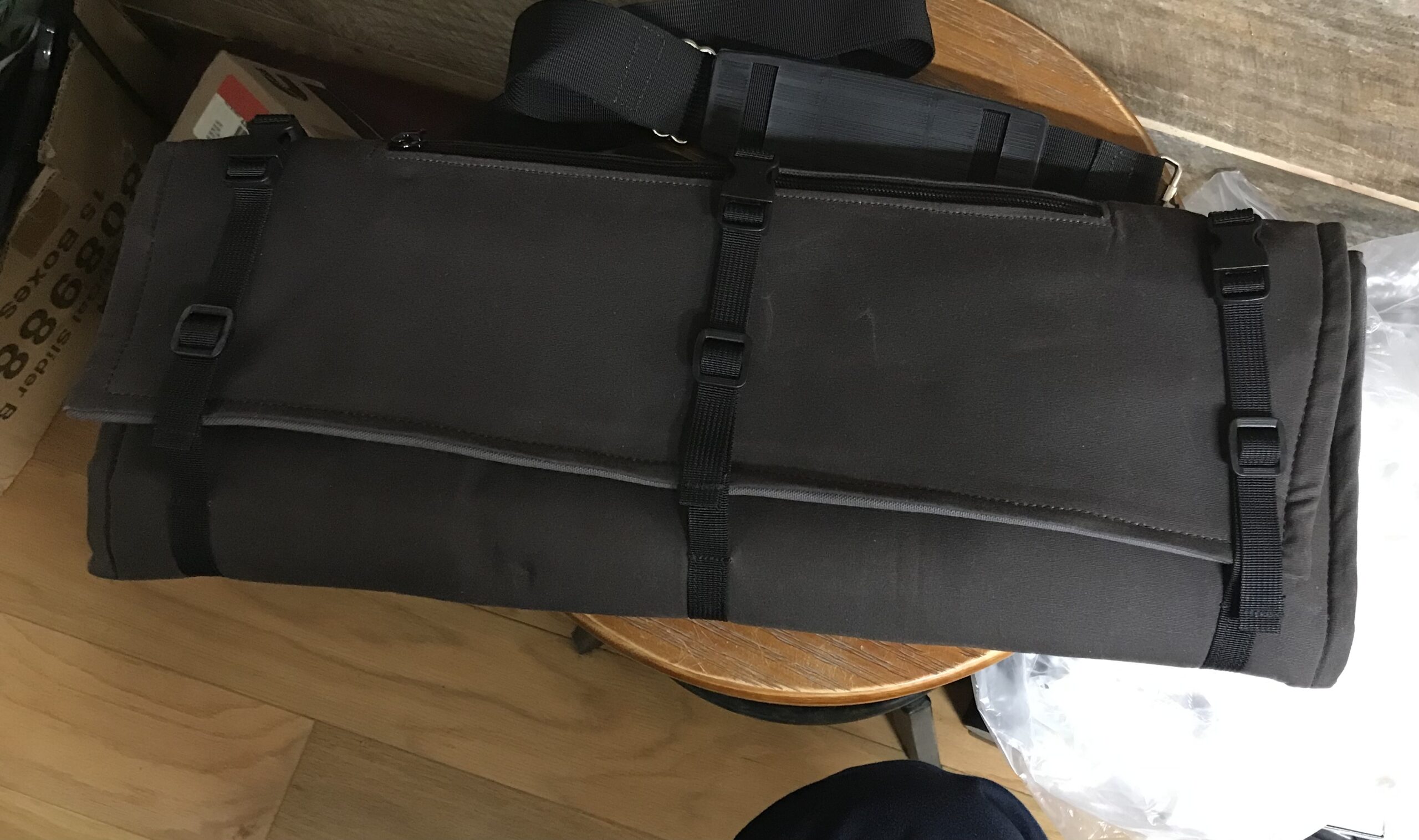 Fly fishing fishing gear bag black