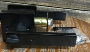 Heavy duty door handle matte black