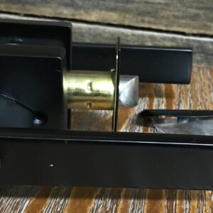 Heavy duty door handle matte black