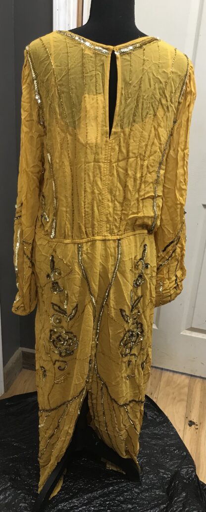 Letmebe Anthropologic Gold Color Sz XL Dress or Costume Long NEW - Image 4