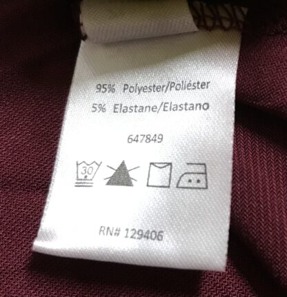 Venus Long Drape Maxi Dress Wine Color Women’s Sz L Polyester/Elastane – NEW - Image 9