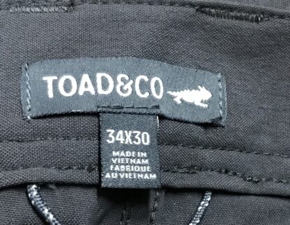 Toad&Co Men’s Rover 5 Pocket Lean Pants Soot Gray Sz 34/30 Nylon Blend – NEW - Image 4