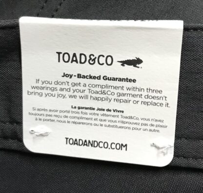 Toad&Co Men’s Rover 5 Pocket Lean Pants Soot Gray Sz 34/30 Nylon Blend – NEW - Image 8