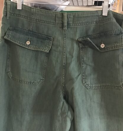 Free People Malik Slouchy Jeans Army Green We The Free Sz 29 Women’s – NEW - Image 4