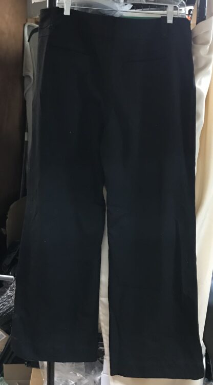 White House Black Market Women’s Flare Pants Sz 12R Black Trousers – NEW - Image 3
