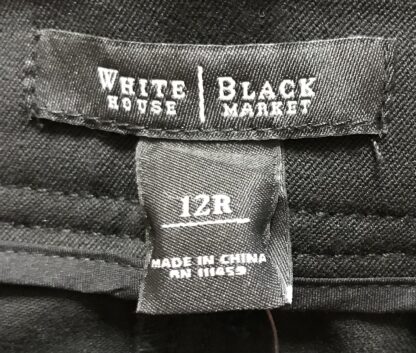 White House Black Market Women’s Flare Pants Sz 12R Black Trousers – NEW - Image 4
