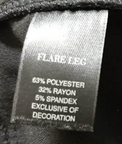White House Black Market Women’s Flare Pants Sz 12R Black Trousers – NEW - Image 5