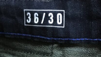 Vintage Nautica Real Denim Jeans Straight Fit Sz 36×30 Black Lagoon Wash NEW - Image 7