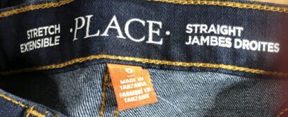 Children’s Place Boys Stretch Jeans L (6) Potter Wash Blue Straight Fit NEW - Image 4