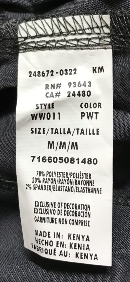 Cherokee Workwear Revolution Pants M Dark Gray WW011 Modern Classic Fit NEW - Image 4