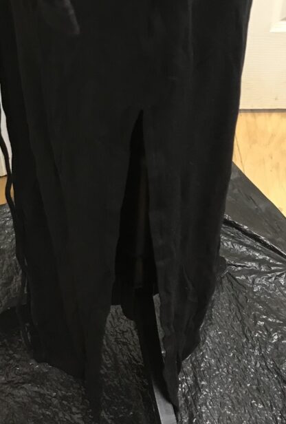 Princess Polly Noa XX Midi Dress Black Sz 8 Ribbed Cut Out Side Split NEW - Image 6