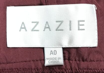 Azazie Aqua Stretch Satin Dress Cabernet Wine Color Sz A0 NEW - Image 11