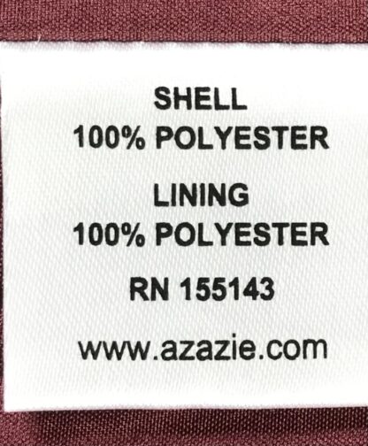 Azazie Aqua Stretch Satin Dress Cabernet Wine Color Sz A0 NEW - Image 12