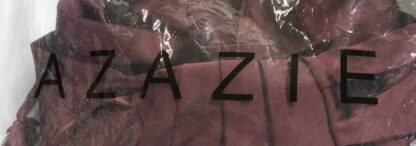 Azazie Aqua Stretch Satin Dress Cabernet Wine Color Sz A0 NEW - Image 14