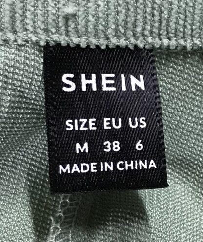 Shein Corduroy Dress – Green – Size M (6) – NEW - Image 4