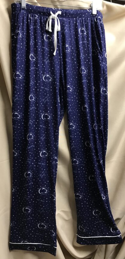 Wear by Erin Andrews Penn State Pajama Set M Blue Button Up Nittany Lions NEW - Image 6