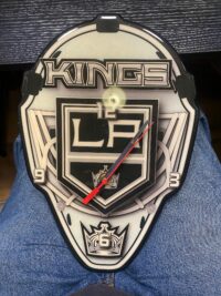 Nhl wall wall clock goalie mask