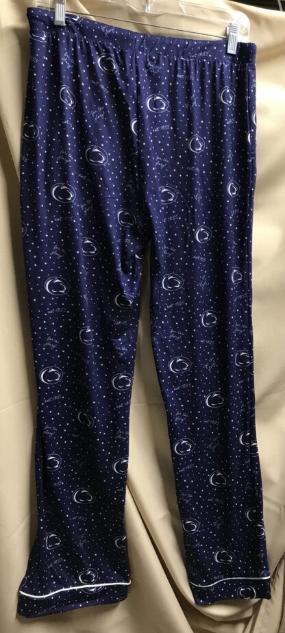 Wear by Erin Andrews Penn State Pajama Set M Blue Button Up Nittany Lions NEW - Image 7