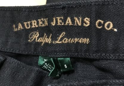 Lauren Ralph Lauren Black Classic Straight Jeans Sz 6 – NEW - Image 4