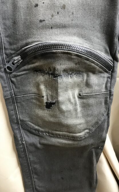 G-Star RAW 5620 3D Zip Knee Skinny Jeans 38x36 Sunfaded Cement NEW - Image 5